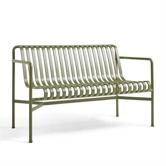 HAY havebænk - Palissade spisebordsbænk - olivengrøn - dining bench olive
