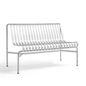 Hay havebænk - Palissade Dining Bænk uden armlæn - Galvaniseret - Dining Bench 