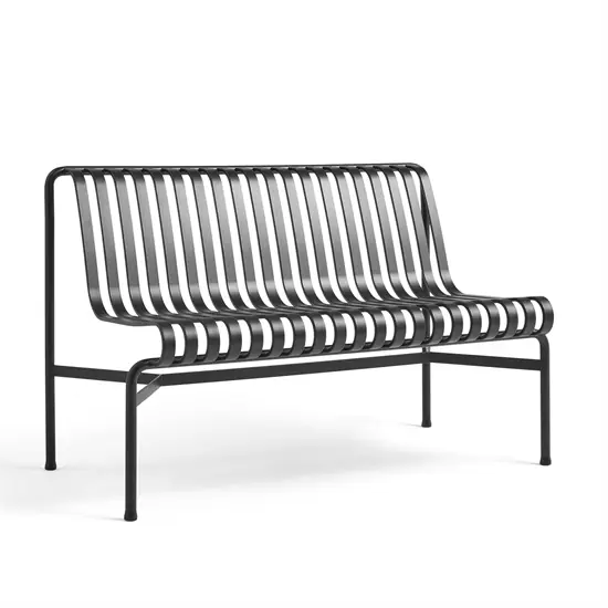 Hay havebænk - Palissade Dining Bænk uden armlæn, Anthracite - Dining Bench