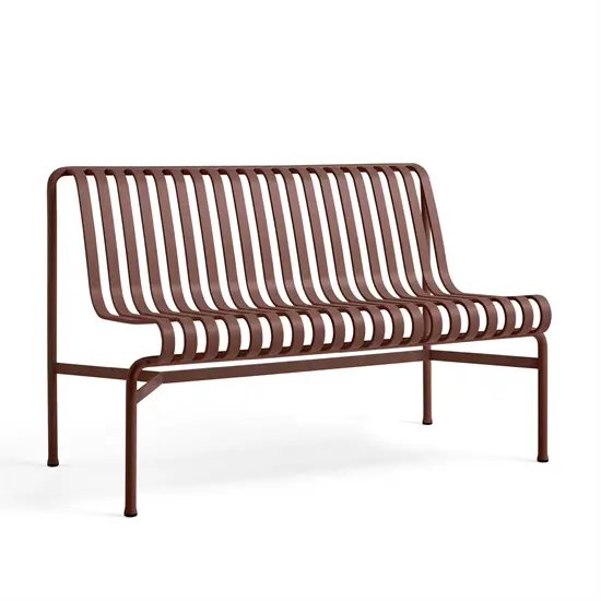 Hay havebænk - Palissade spisebordsbænk uden armlæn - Rød - Iron red - Dining Bench