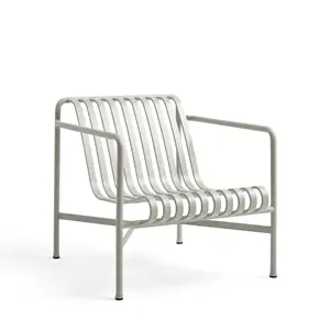 HAY havestol - Palissade lounge Stol - Lav model - Lysegrå - Sky Grey 