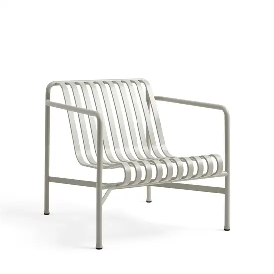 HAY havestol - Palissade lounge Stol - Lav model - Lysegrå - Sky Grey 