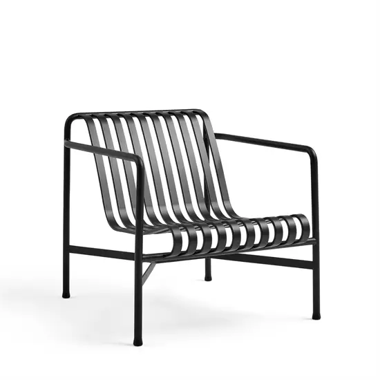 HAY havestol - Palissade lounge Stol - Lav model - Anthracite 