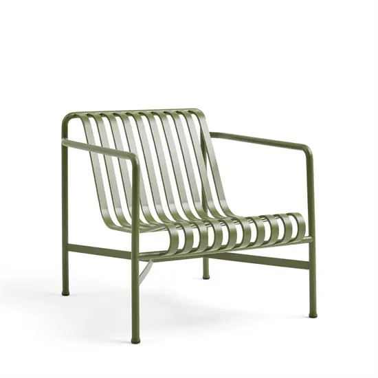 HAY havestol - Palissade lounge Stol - Lav model - Olivengrøn