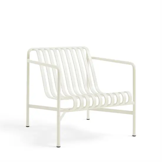 Hay - Palissade Lounge Chair Low - Cream white - Hvid