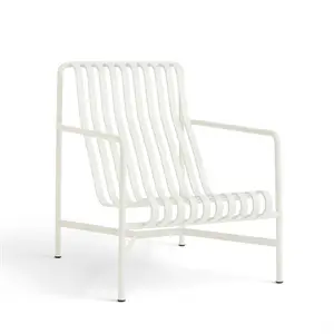 Hay - Palissade Lounge Chair High - Cream white