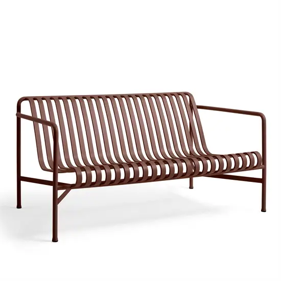 HAY havesofa - Palissade lounge sofa - Rød - Iron red
