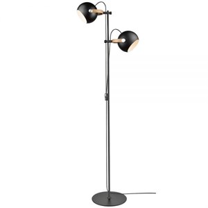 Halo Design - D.C Gulvlampe 2L Ø18 - Sort/Eg