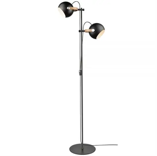 Halo Design - D.C Gulvlampe 2L Ø18 - Sort/Eg