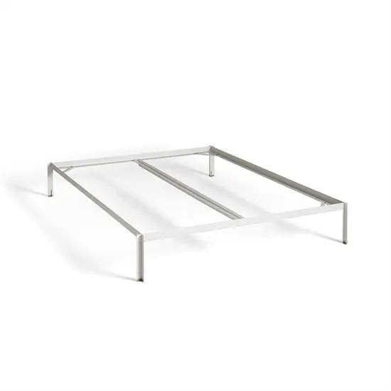 HAY - Connect Bed - Sengeramme - Hvid - 160 x 200 cm med supportbar i midten