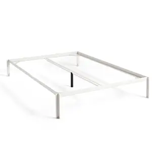 HAY - Connect Bed - Sengeramme - Hvid - 180 x 200 cm med Supportbar i midten