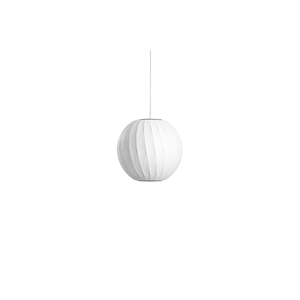 HAY - NELSON Ball Crisscross Bubble Pendant - small - off white