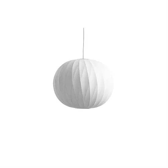 HAY - NELSON Ball Crisscross Bubble Pendant - Medium - off white