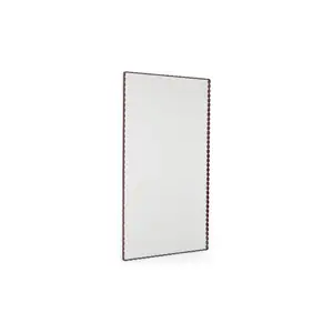 HAY - Arcs Spejl - Rectangle / L-Burgundy rød - H133 X W72 X L3 cm