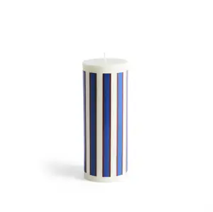 Hay - Bloklys - Column - Large - Off-White, Brown & Blue