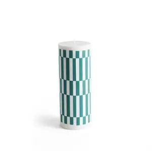 Hay - Bloklys - Column - Large - Light Grey & Green