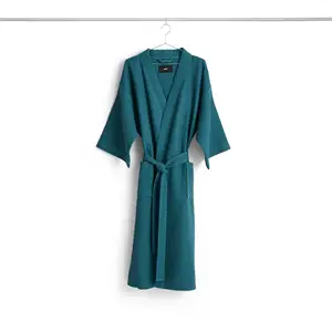 Hay - Waffle Bathrobe - Petrol blue