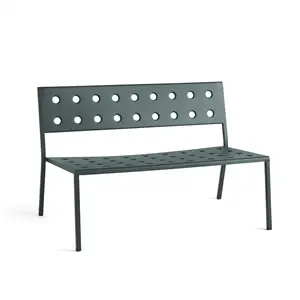 HAY - Balcony - Havebænk - Lounge - Dark Forest - Længde 113 cm