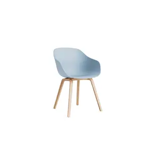 Hay - Spisebordsstol - AAC 222 - About a Chair - Slate Blue 2.0 - Ben: sæbebehandlet eg 