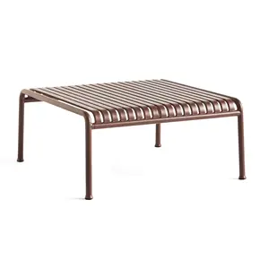 HAY havebord - Palissade Loungebord - lav - Rød - Iron red - H38 X W81 X L86 - Low table