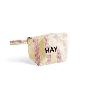 HAY - Toilettaske - Candy Stripe Wash Bag - Red - S