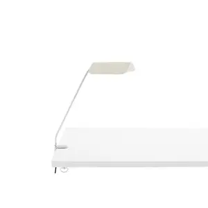 HAY - Bordlampe - Apex Desk Clip Lamp - Oyster White / Hvid