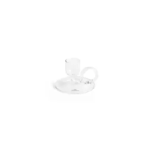 Hay - Lysestage - Tiny - Curved - Clear - Højde 5 cm