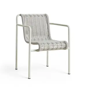Hay - Palissade Cord Dining Armchair - Sky grey