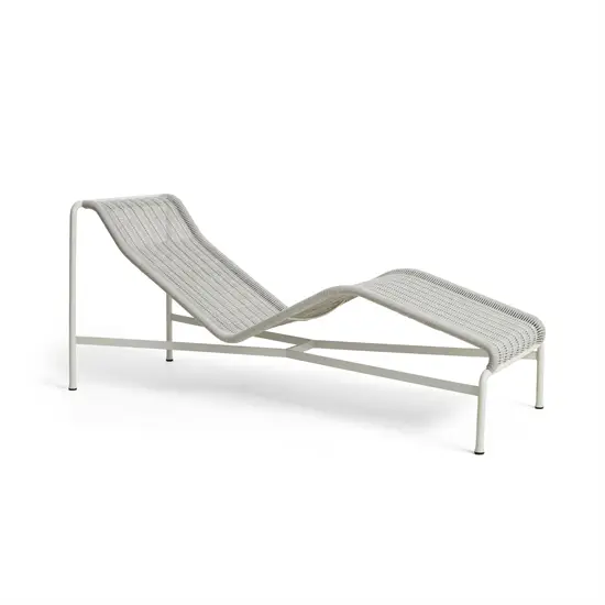 Hay - Palissade Cord Chaise Longue - Sky grey