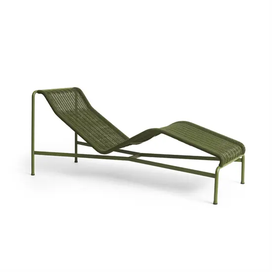 Hay - Palissade Cord Chaise Longue - Olive