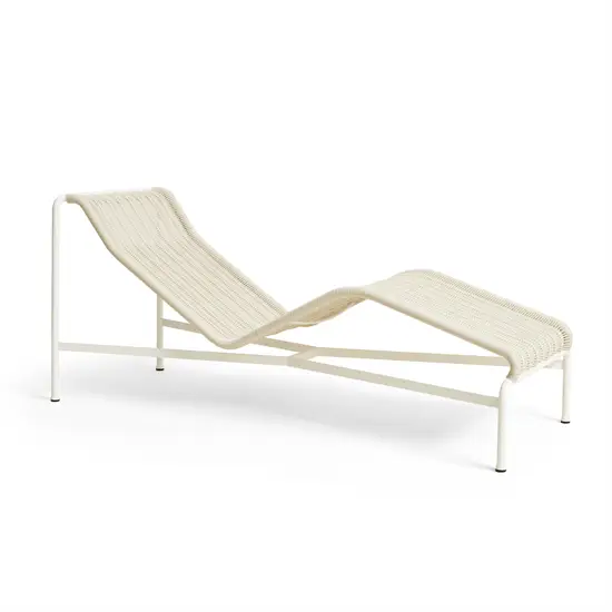 Hay - Palissade Cord Chaise Longue - Cream white