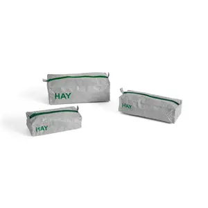 HAY - Toilettaske - Candy Mono Wash Bag - Box sæt 3 stk. - Grå
