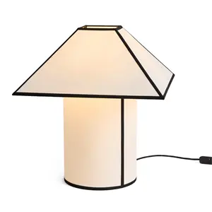 Hay - Bordlampe - Ava Pyramid - Sort/Hvid - H50 cm