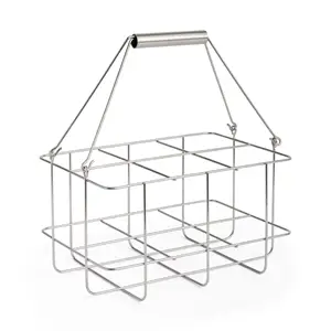 Hay - Outdoor Market Bottle Carrier-Medium-Stainless steel