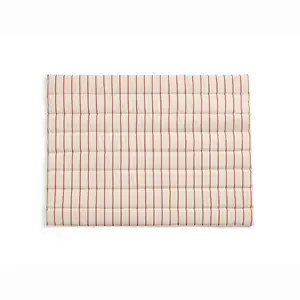 Hay - Outdoor Market Sofa Cushion-Beige with red stripe