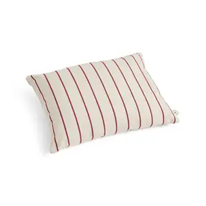 Hay - Outdoor Market Cushion-45 x 35-Beige with red stripe