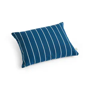 Hay - Outdoor Market Cushion-45 x 35-Blue with beige stripe