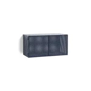Hay - Vægskab - Perforated Cabinet Wall - Small - Steel Blue