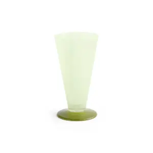 Hay - Conical Vase - Small - Lys grøn/mørk lime