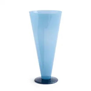 Hay - Conical Vase - Large - Petrol/mørk blå
