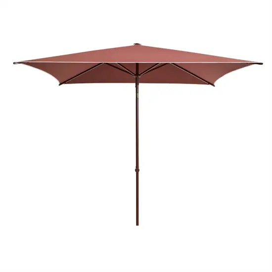 Hay - Terrazza Parasol - Square - Hvid/burgundy
