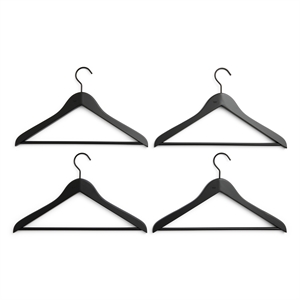 Hay - Smooth Coat Hanger - 4 stk. m. bar - Wide
