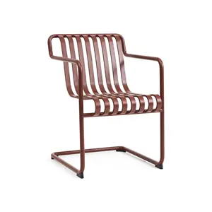 Hay - Palissade Cantilever Dining Armchair - Iron red - rød