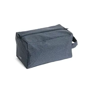 Hay - Grid Wash Bag - Medium - Mørk blå