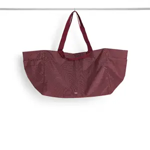 Hay - Grid Weekend Bag - Large - Burgundy