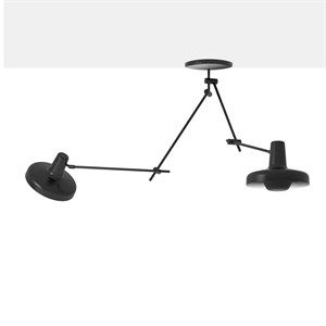 Image of Grupa-Products - Arigato loftlampe 2 arme - Sort