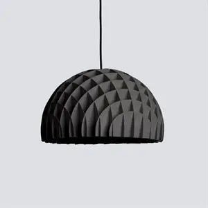 LAWA Design - Arc, pendant black plywood (Sort ledning) - 40 cm.