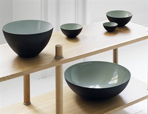 Normann Copenhagen Krenit Skål - Ø 25 cm - grå