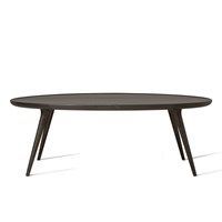 Mater bord - Accent oval lounge bord - Sirka grå