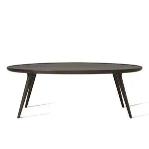 Mater bord - Accent oval lounge bord - Sirka grå